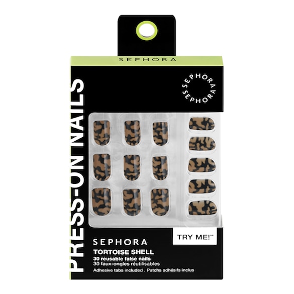 Wiederverwendbares Kunstnagel-Set, Klebepatches - Gel-Effekt, Profi-Ergebnisse, SEPHORA COLLECTION